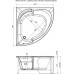 Акриловая ванна Aquanet Bali 150x150 (с каркасом) 