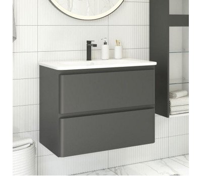 Тумба с раковиной Aquanet Эмбер 105 2 ящ. цв.черный матовый (раковина Urban) 00332499 Тумба с раковиной Aquanet Эмбер 105 2 ящ. цв.черный матовый (раковина Urban) 00332499