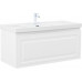 Тумба с раковиной Aquanet Агата 110 1 ящ. цв. белый сатин 00365940 Тумба с раковиной Aquanet Агата 110 1 ящ. цв. белый сатин 00365940