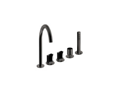 Смеситель для ванны Fantini Venezia 29 P5 N465S Gun metal Смеситель для ванны Fantini Venezia 29 P5 N465S Gun metal