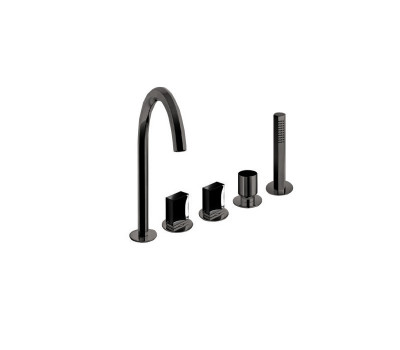 Смеситель для ванны Fantini Venezia 29 P5 N465S Gun metal Смеситель для ванны Fantini Venezia 29 P5 N465S Gun metal