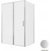 Душевой уголок Allen Brau Priority 140x100 3.31035.BA + 3.31047.BA серебро браш 