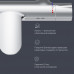 Смеситель для ванны и душа с термостатом AM.PM Like F8050000 Хром 