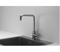 Смеситель для кухни GRANULA KS-7110, СТАЛЬ САТИН 