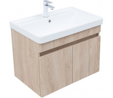 Тумба с раковиной Aquanet Оптима 70 цв. дуб светлый 00345357 Тумба с раковиной Aquanet Оптима 70 цв. дуб светлый 00345357