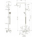 Душевая колонна со смесителем для ванны Bravat Opal F6125183CP-A-RUS Хром 