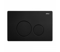 Кнопка смыва ABBER AC0121MB черная матовая 