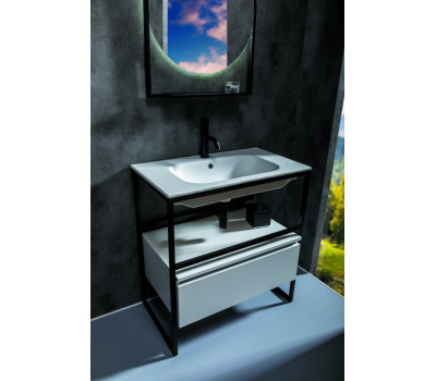 Ящик под консоль Armadi Art LOFT 80 белый, 1 полка 894-080-W 