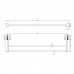 Полотенцедержатель GESSI Rilievo 59405#299 Черный 