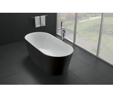 Ванна акриловая отдельностоящая BELBAGNO BB71-NERO BB71-1700-NERO-W0 