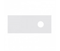 Столешница Runo универсальная белая (на тумбы Лира 60, Орион 60) Каппа 120 (00-00001089) 