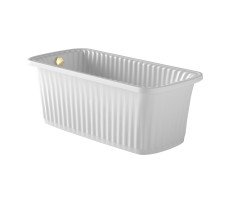 Ванна 174x83 Migliore OLIVIA PANELLO белая, панель белая, слив/перелив золото Ванна 174x83 Migliore OLIVIA PANELLO белая, панель белая, слив/перелив золото