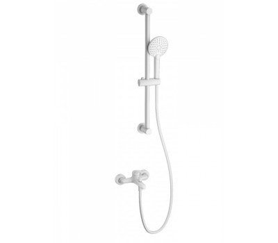 Смеситель для ванны с душевым гарнитуром WONZON & WOGHAND, Белый матовый WW-4560-MW  Смеситель для ванны с душевым гарнитуром WONZON & WOGHAND, Белый матовый WW-4560-MW