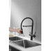 Смеситель для кухни Rose R958H, черный