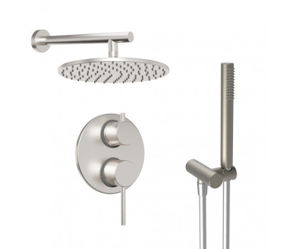 Комплект на 2 потребителя Cox Paini, для душа, брашированный никель PVD PAINI 78PWSET26911SH 