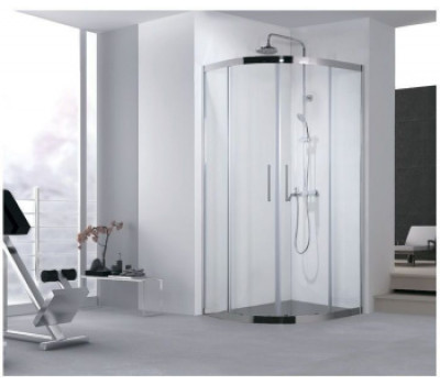 Душевой уголок Aquanet Delta NPE2142 100x100, R550, прозрачное стекло 