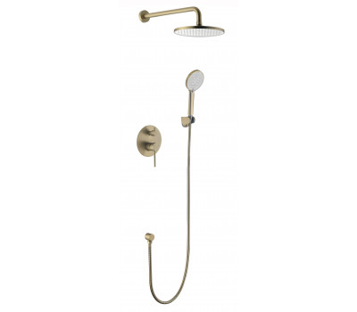 Душевая система скрытого монтажа Vessel GOLD Set_3in1 VODA 