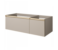 Тумба Armadi Art QUATRO 2 120см DAPHNE профиль MATT GOLD 790-M2-120-D-MG 