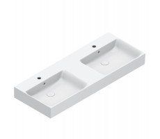 Раковина 120x47 двойная Catalano Premium 221222001 белый 