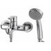 Смеситель для ванны с коротким изливом с аксессуарами Bravat Stream F63783C-B хром 