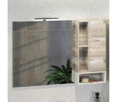 Зеркало-шкаф Comforty Турин-120 дуб бежевый 00004137136 