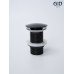 Донный клапан Gid без перелива G-54BL 76601K черный глянцевый 