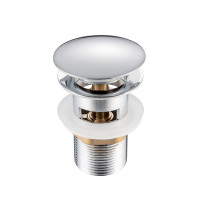 Донный клапан с  переливом хром SantiLine SL-105 