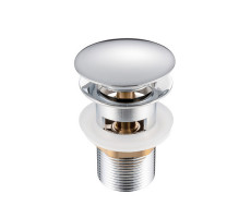 Донный клапан с  переливом хром SantiLine SL-105 