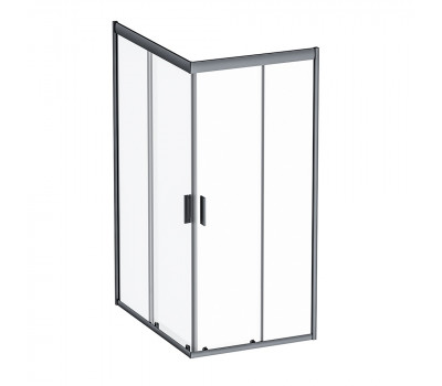 Душевое ограждение,120x90 без поддона AM.PM Gem W90G-404-120290-BT Стекло прозрачное; профиль черный 