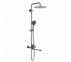 Душевая система FRAP F24806-9, оружейная сталь Душевая система FRAP F24806-9, оружейная сталь