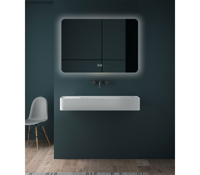 Зеркало Vincea LED VLM-3BE800-2 800х600 c сенсорным выключателем и диммером, антизапотевание 