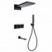 Душевая система ABBER Daheim AF8253B скрытого монтажа с изливом, термостат, черный матовый Душевая система ABBER Daheim AF8253B скрытого монтажа с изливом, термостат, черный матовый