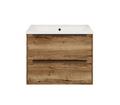 Тумба под раковину подвесная La Fenice Tesoro FNC-01-TES-DGT-80-2, табак 