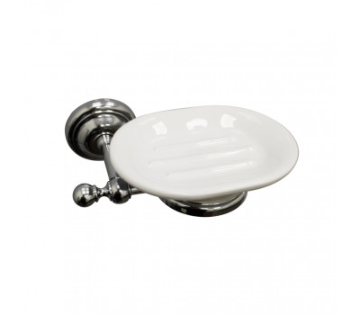 Мыльница Duomo керамическая, хром (CR) 88CR021BICER 