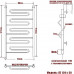 Полотенцесушитель Электрический Ника CURVE ЛZ 120/50 левый тэн хром 