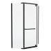Душевой уголок Knotlor FCD100CG0BL 5-тиугольный 100х100х200 черный  
