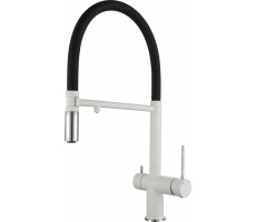 Смеситель для кухни Rivelato Adria U-обр. гибкий излив с краном питьевой воды D-35ммcromo  1523517 brina cromo 