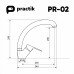 Смеситель для кухни Practik черный оникс PR-02-004 