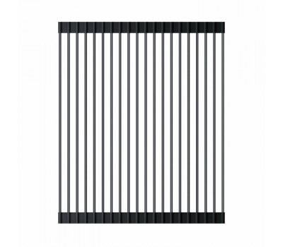 Ролл-маты, OMOIKIRI ROLL-01-GM, ширина, мм-425, глубина, мм-350, материал: нержавеющая сталь/ черный силикон, цвет: вороненая сталь 4997002 