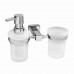 Стакан/дозатор WasserKRAFT Lippe K-6500 6589 Хром 