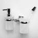 Стакан/дозатор WasserKRAFT Lippe K-6500 6589 Хром 