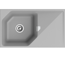 Мойка Rivelato LOCUS 85 1-чаш 850*500 LS-85 grigio metallizzato Мойка Rivelato LOCUS 85 1-чаш 850*500 LS-85 grigio metallizzato