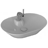 Раковина ISVEA SistemaY Soft накладная ШГВ 600*420*115 отверстия для смесителя 1 цвет белый 10SY51060