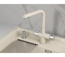 Смеситель для кухни GRANULA 5008, ПИРИТ 