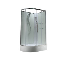 Душевая кабина AvaCan EM3912RNT без крыши прозрачная Хром 