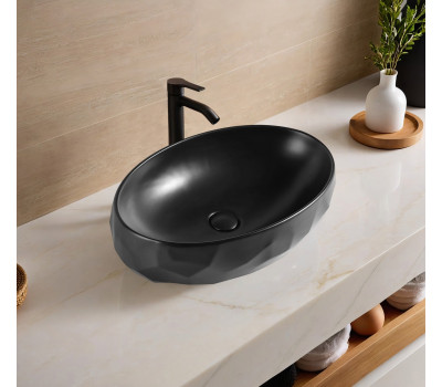 Раковина Gid Bm9030wx 53385 накладная ,черная матовая Раковина Gid Bm9030wx 53385 накладная ,черная матовая