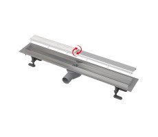 Душевой лоток Alcadrain Fit and Go с двухсторонней решеткой APZ13-DOUBLE9-850 