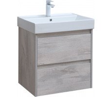 Тумба с раковиной Aquanet Nova Lite 60 2 ящ. цв. дуб белый (305231) Тумба с раковиной Aquanet Nova Lite 60 2 ящ. цв. дуб белый (305231)