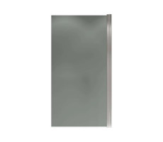 Шторка на ванну распашная Terminus Ното 150х70 тонированная, хром 