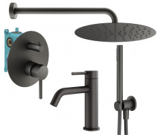 Комплект Plumberia Selection KITXO18GR53 Графит матовый Комплект Plumberia Selection KITXO18GR53 Графит матовый